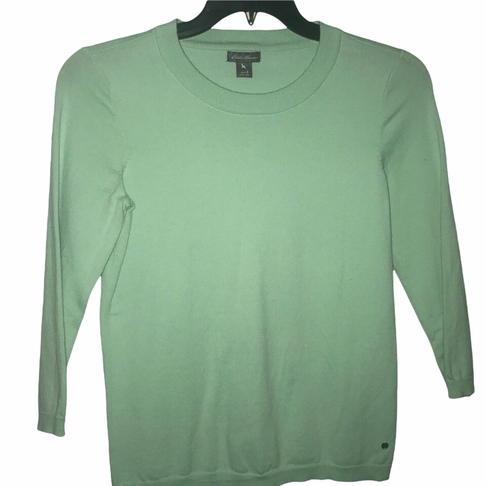 Eddie Bauer Womens Green Small Sweater